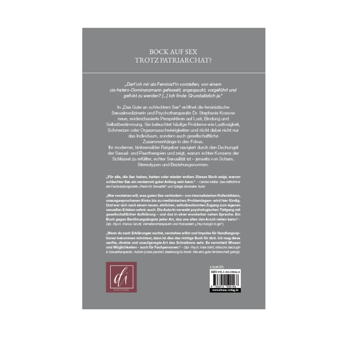 Das Gute an (schl)echtem Sex